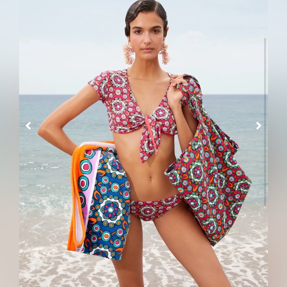 La DoubleJ Printed Bikini Set Made in Italy | Size Small